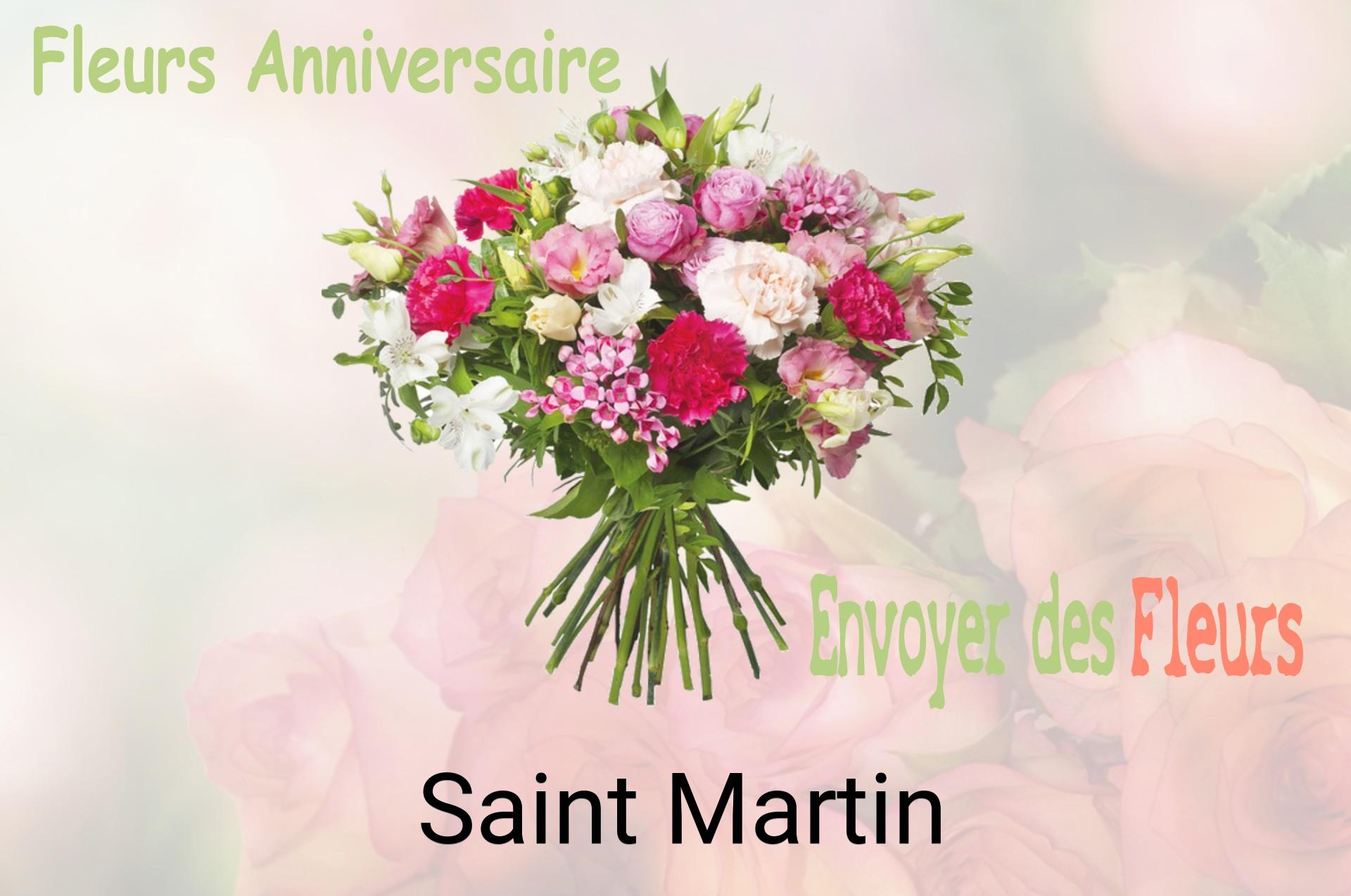 Bouquet de fleurs d’anniversaire livré à Saint-Martin