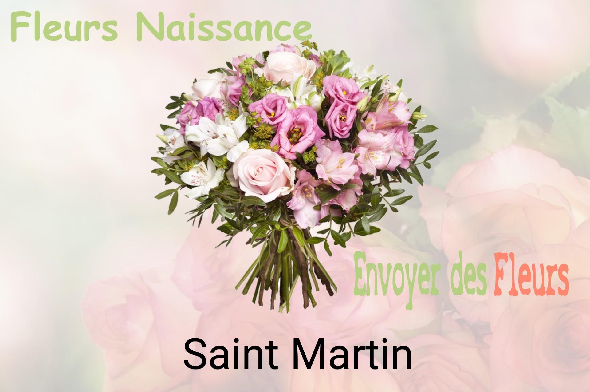 Bouquet de fleurs de naissance livré à Saint-Martin